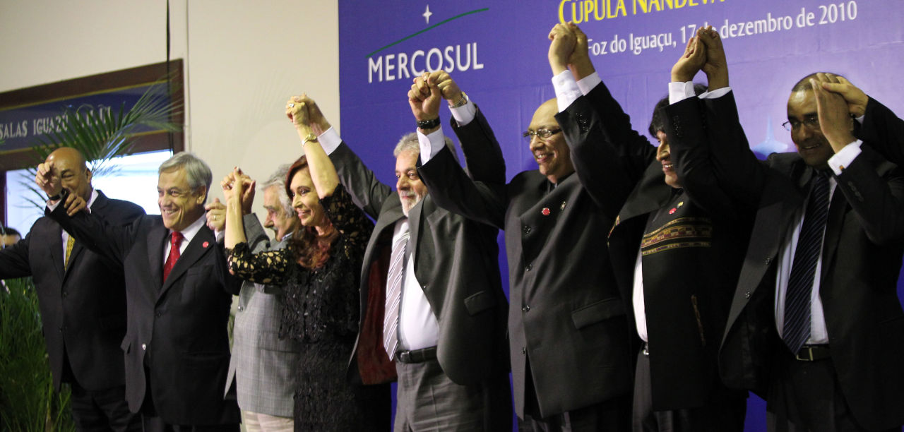 União do Mercosul garantiu avanços econômicos, sociais, culturais e democráticos na região. | Foto: Roberto Stuckert